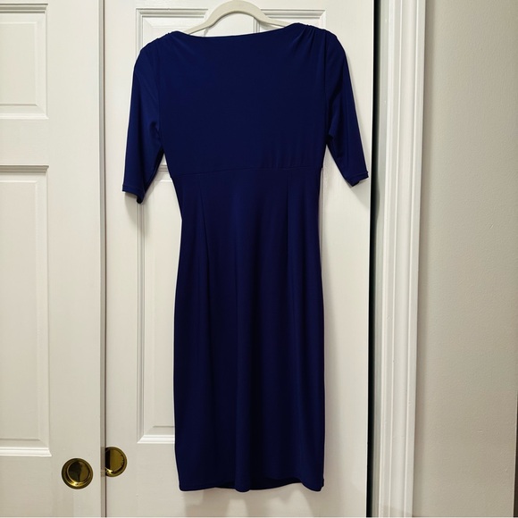 [|NWOT|] Ralph Lauren—Purple Midi Cocktail Dress - Picture 8 of 8